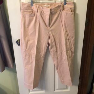 Loft Capri pants - Julia style, pastel pink